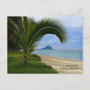 Groeten van Le Morne, Mauritius Briefkaart