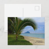 Groeten van Le Morne, Mauritius Briefkaart (Voorkant / Achterkant)