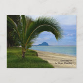 Groeten van Le Morne, Mauritius Briefkaart (Voorkant)