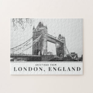Groeten van London Tower Bridge Legpuzzel
