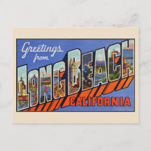 Groeten van Long Beach Large Letter Briefkaart