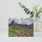 Groeten van Machu Picchu Per Postkaart (Staand voorkant)