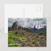 Groeten van Machu Picchu Per Postkaart (Voorkant / Achterkant)