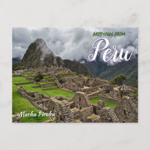 Groeten van Machu Picchu Per Postkaart