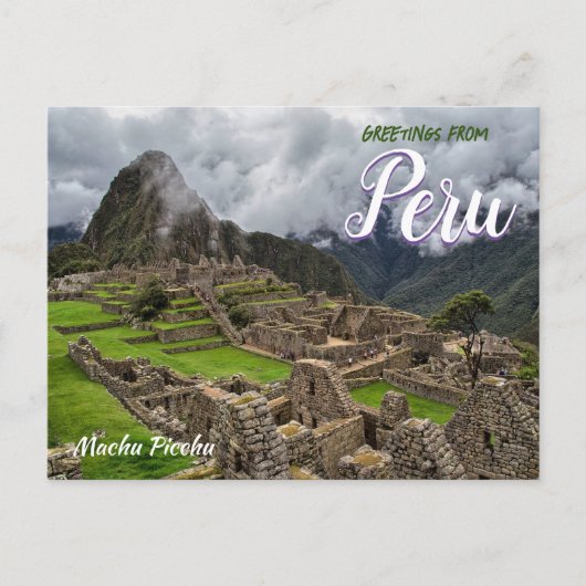 Groeten van Machu Picchu Per Postkaart (Voorkant)