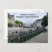 Groeten van Mackinac Island.. Briefkaart (Voorkant / Achterkant)