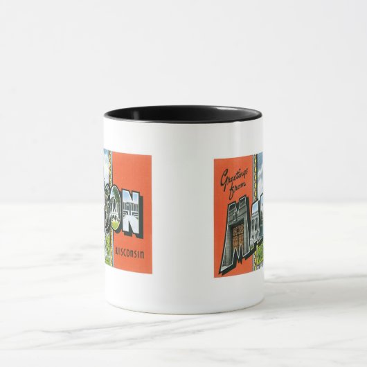 Groeten van Madison, Wisconsin! Mok (Midden)