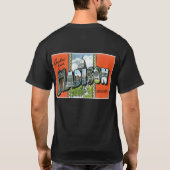 Groeten van Madison, Wisconsin! T-shirt (Achterkant)