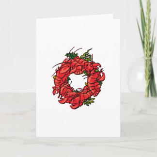 Groeten van Maine Feestdagen Kaart