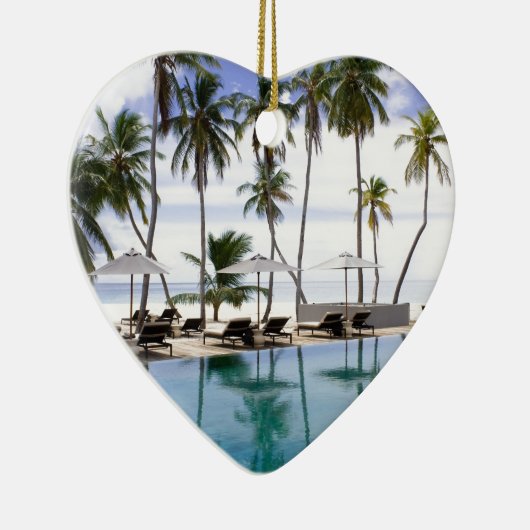 Groeten van Maldiven Keramisch Ornament (Rechts)