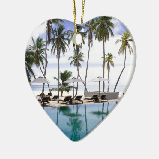 Groeten van Maldiven Keramisch Ornament (Links)