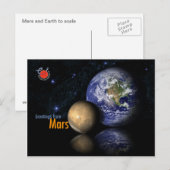 Groeten van Mars naar Aarde Briefkaart (Voorkant / Achterkant)