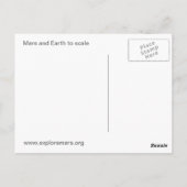 Groeten van Mars naar het Briefkaart van de Aarde (Achterkant)