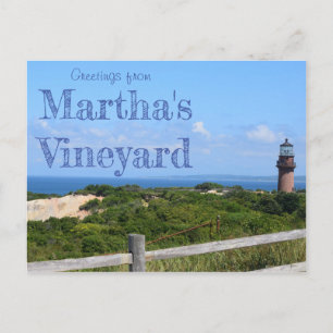 Groeten van Martha's Vineyard ansichtkaart Briefkaart