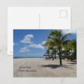 Groeten van Mauritius Briefkaart (Voorkant / Achterkant)