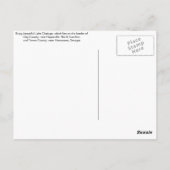 Groeten van Meer Chatuge Briefkaart (Achterkant)