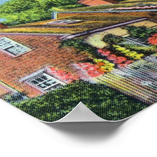 Groeten van met Schilderachtig scènes Poster (Hoek)