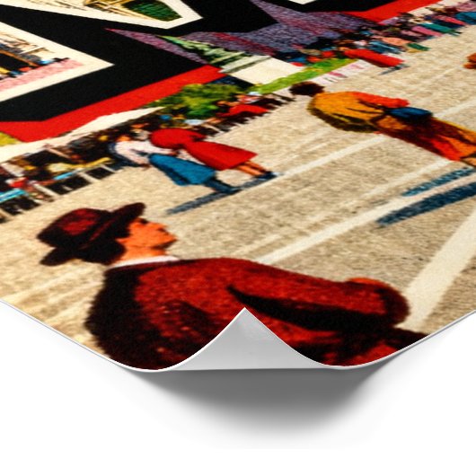 groeten van Milaan Poster (Hoek)