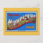  groeten van Minneapolis MN Briefkaart (Voorkant)