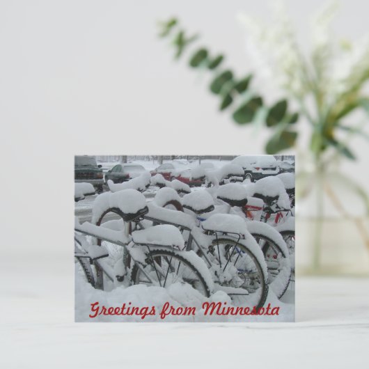 Groeten van Minnesota Briefkaart (Staand voorkant)