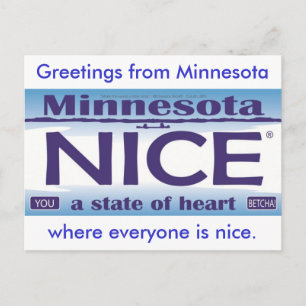 Groeten van Minnesota NIce Briefkaart
