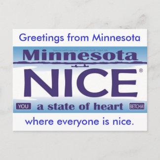 Groeten van Minnesota NIce Briefkaart