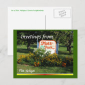 Groeten van Mott Mark Briefkaart (Voorkant / Achterkant)