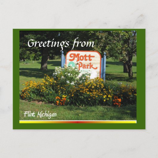 Groeten van Mott Mark Briefkaart (Voorkant)