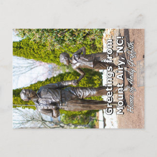 Groeten van Mount Airy, NC. Briefkaart
