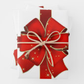 Groeten van mousserende robogen inpakpapier vel (In situ)