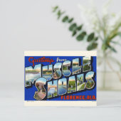 Groeten van Muscle Shoals, AL Briefkaart (Staand voorkant)