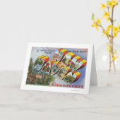 Groeten van New Haven, CT Kaart (Gele Bloem)