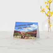 Groeten van New Mexico Notecard 2 Kaart (Gele Bloem)