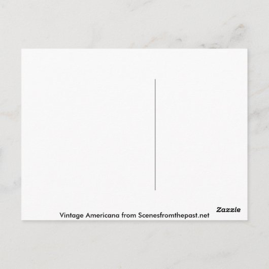 Groeten van Niagara Herfsten! Briefkaart (Achterkant)