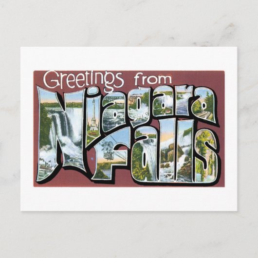 Groeten van Niagara Herfsten! Briefkaart (Voorkant)