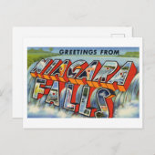  groeten van Niagara Herfsten Briefkaart (Voorkant / Achterkant)