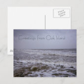 Groeten van Oak Island Seashores Briefkaart (Voorkant / Achterkant)