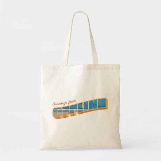 Groeten van Offline Tote Bag (Voorkant)
