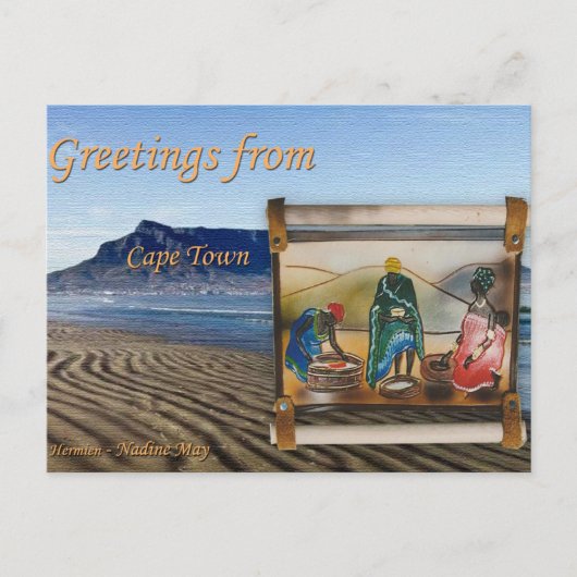 Groeten van onze regenboognatie briefkaart (Voorkant)