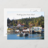 Groeten van Orcas Island Briefkaart (Voorkant / Achterkant)