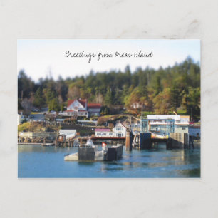 Groeten van Orcas Island Briefkaart