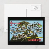 Groeten van Osage Beach Missouri Briefkaart (Voorkant / Achterkant)