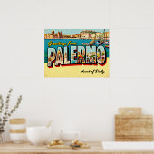  groeten van Palermo Poster (Keuken)