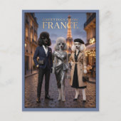 Groeten van Paris Reizen Briefkaart (Voorkant)