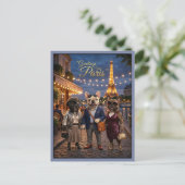 Groeten van Paris Reizen Briefkaart (Staand voorkant)
