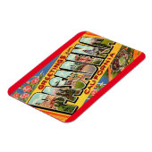 Groeten van Pasadena California magnet Magneet (Linkerzijde)