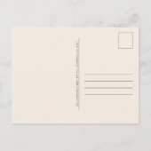 Groeten van Pasadena Vintage Wedding Briefkaart (Achterkant)