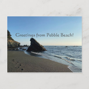 Groeten van Pebble Beach. Briefkaart