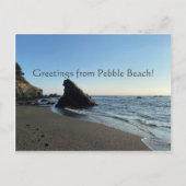 Groeten van Pebble Beach. Briefkaart (Voorkant)
