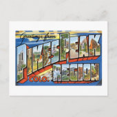 Groeten van Pikes Peak, CO! Briefkaart (Voorkant)